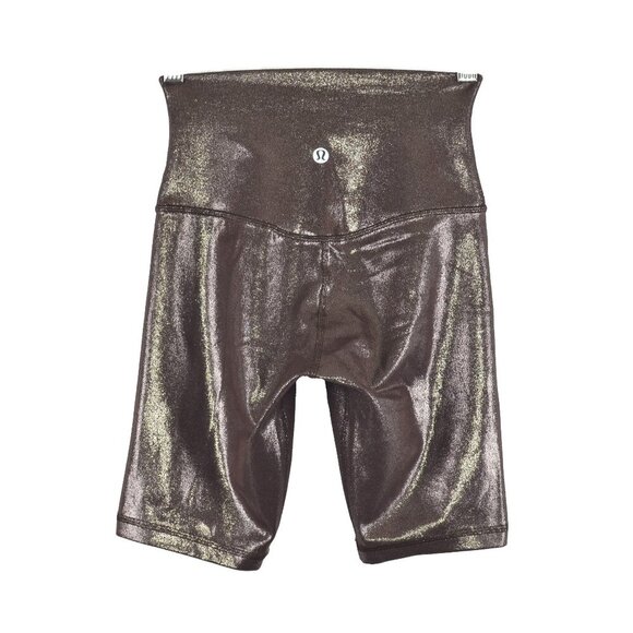 lululemon Align High-Rise Short 8" *Shine Size 2 Radiate Foil Print Fren… - Picture 1 of 4